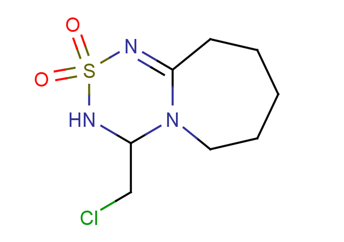 4-(chloromethyl)-3H,4H,6H,7H,8H,9H,10H-2lambda6-[1,2,4,6]thiatriazino[4,3-a]azepine-2,2-dione