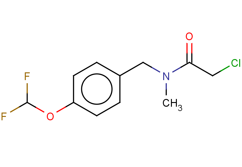 2-chloro-N-{[4-(difluoromethoxy)phenyl]methyl}-N-methylacetamide