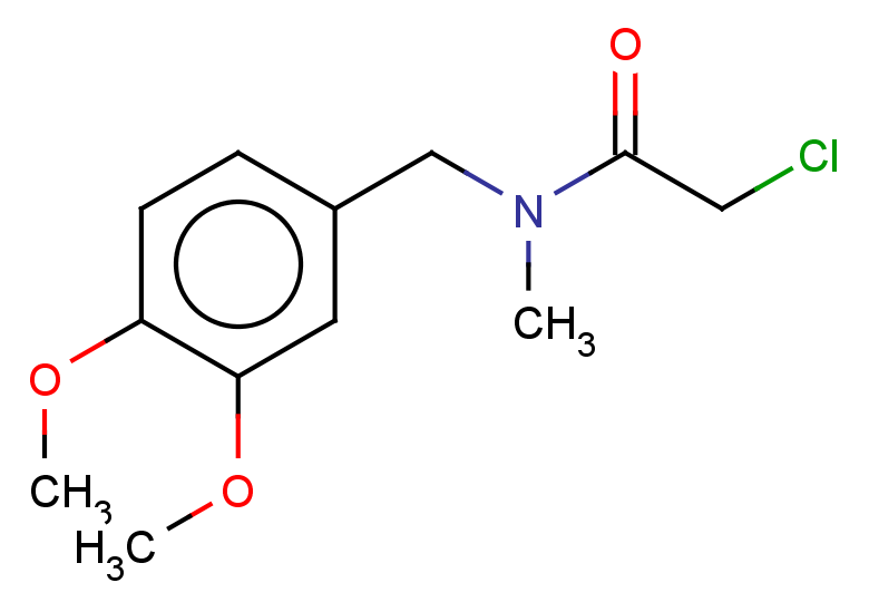 2-chloro-N-[(3,4-dimethoxyphenyl)methyl]-N-methylacetamide