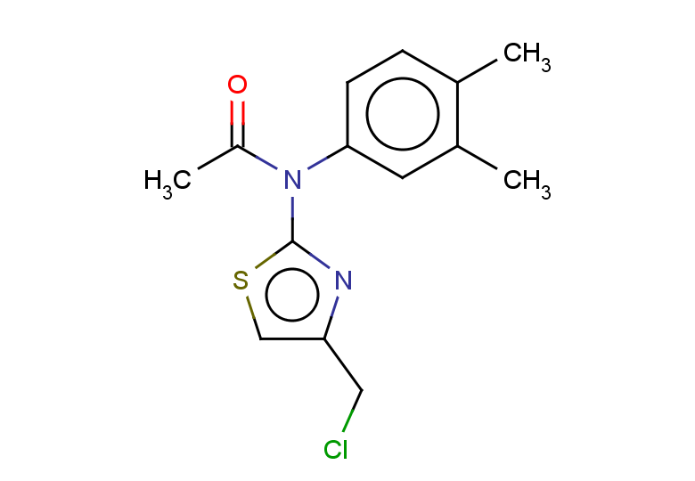 N-[4-(chloromethyl)-1,3-thiazol-2-yl]-N-(3,4-dimethylphenyl)acetamide