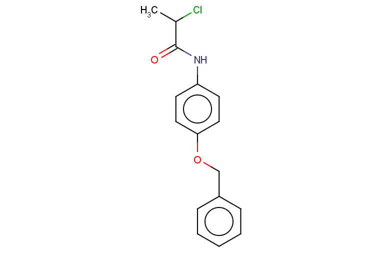 N-[4-(benzyloxy)phenyl]-2-chloropropanamide