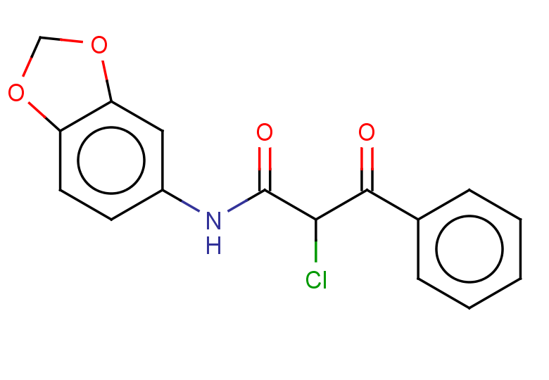 N-(1,3-dioxaindan-5-yl)-2-chloro-3-oxo-3-phenylpropanamide