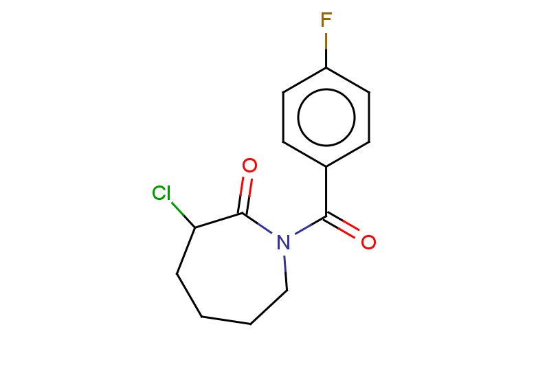 3-chloro-1-(4-fluorobenzoyl)azepan-2-one