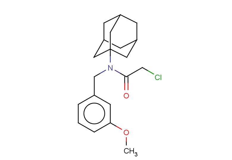 N-(adamantan-1-yl)-2-chloro-N-[(3-methoxyphenyl)methyl]acetamide