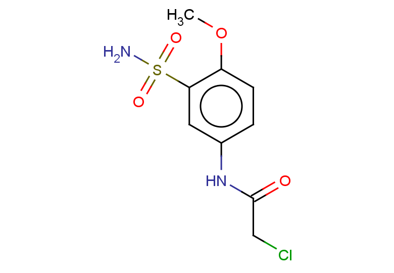 2-chloro-N-(4-methoxy-3-sulfamoylphenyl)acetamide