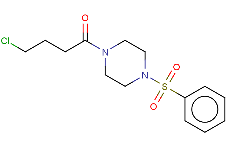 1-[4-(benzenesulfonyl)piperazin-1-yl]-4-chlorobutan-1-one