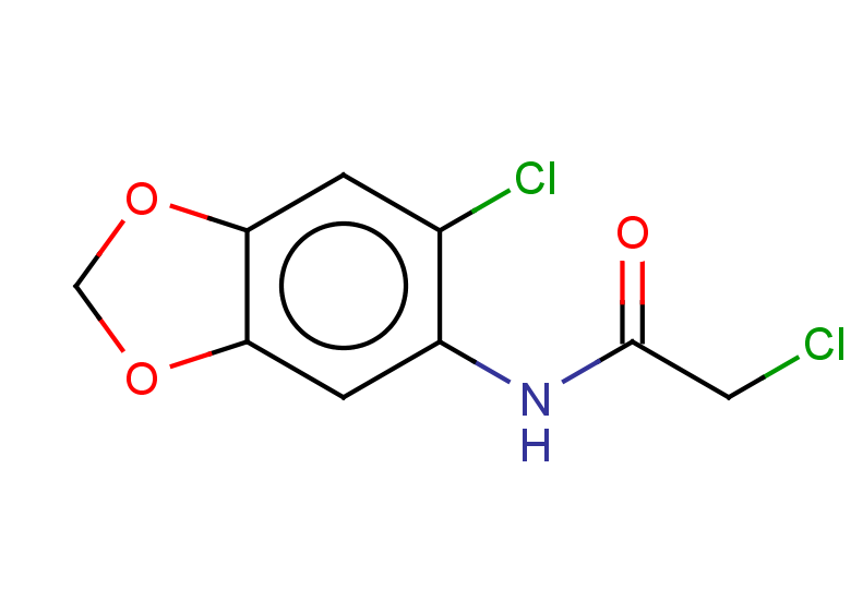 2-chloro-N-(6-chloro-1,3-dioxaindan-5-yl)acetamide