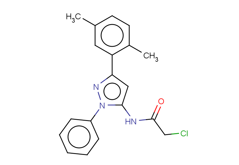 2-chloro-N-[3-(2,5-dimethylphenyl)-1-phenyl-1H-pyrazol-5-yl]acetamide