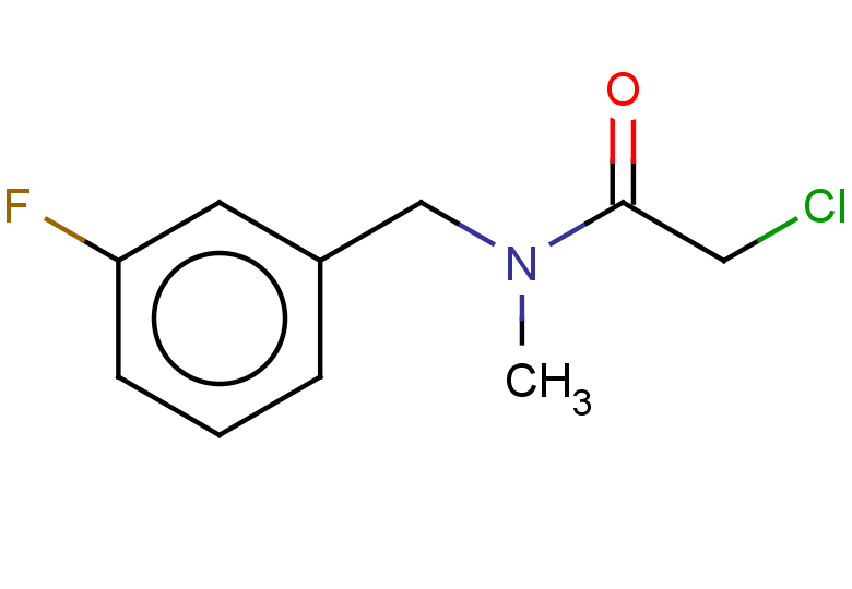 2-chloro-N-[(3-fluorophenyl)methyl]-N-methylacetamide