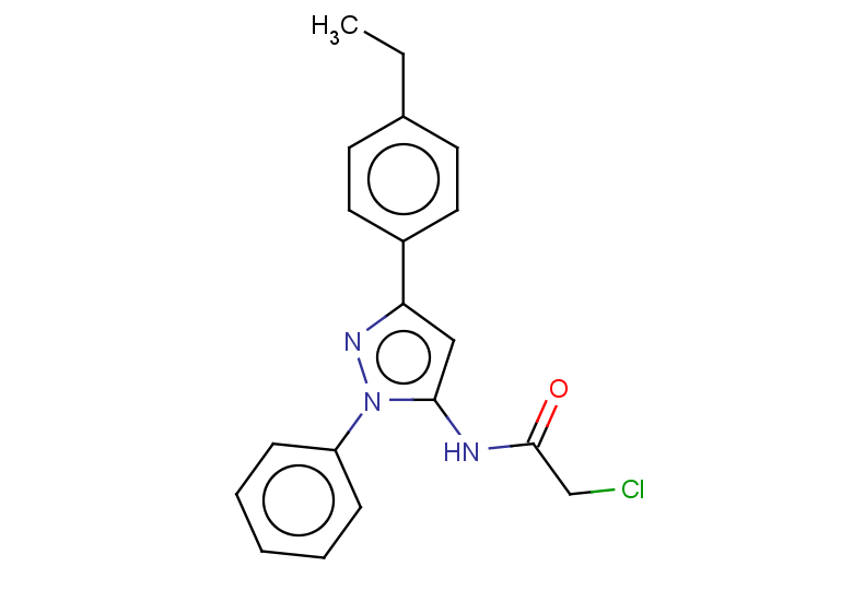 2-chloro-N-[3-(4-ethylphenyl)-1-phenyl-1H-pyrazol-5-yl]acetamide