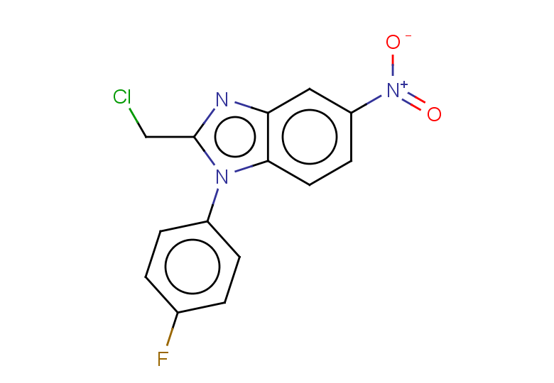 2-(chloromethyl)-1-(4-fluorophenyl)-5-nitro-1H-1,3-benzodiazole