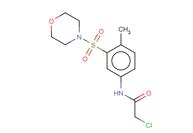 2-chloro-N-[4-methyl-3-(morpholine-4-sulfonyl)phenyl]acetamide