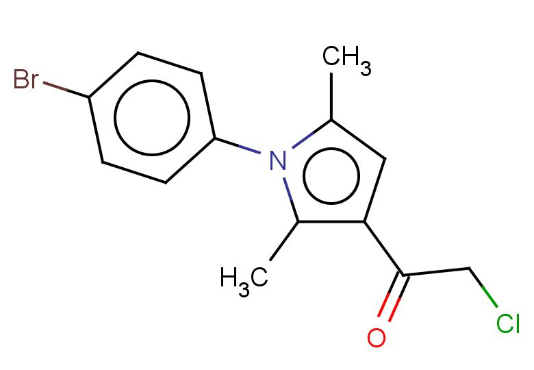 1-[1-(4-bromophenyl)-2,5-dimethyl-1H-pyrrol-3-yl]-2-chloroethan-1-one