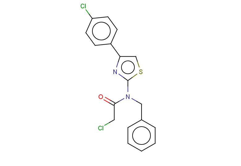 N-benzyl-2-chloro-N-[4-(4-chlorophenyl)-1,3-thiazol-2-yl]acetamide