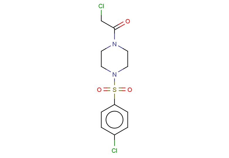 2-chloro-1-[4-(4-chlorobenzenesulfonyl)piperazin-1-yl]ethan-1-one