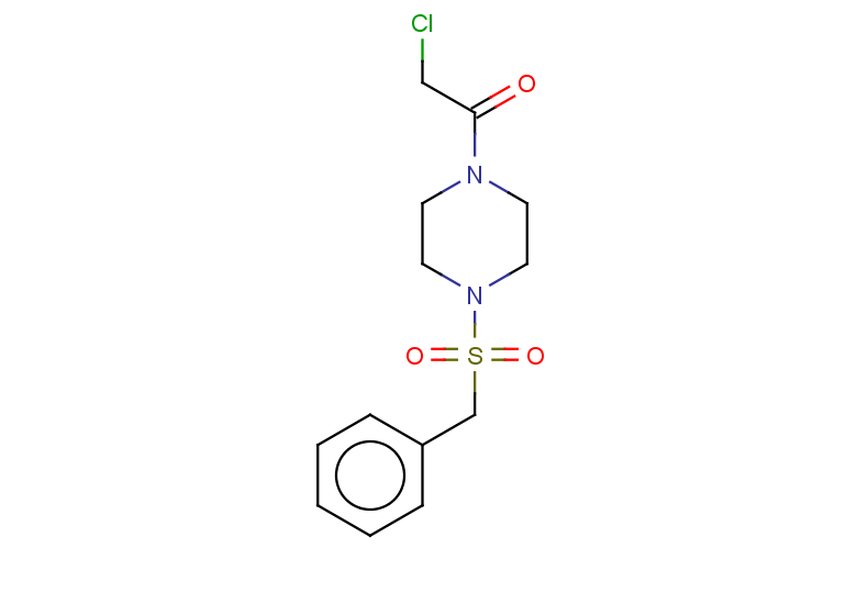 2-chloro-1-(4-phenylmethanesulfonylpiperazin-1-yl)ethan-1-one
