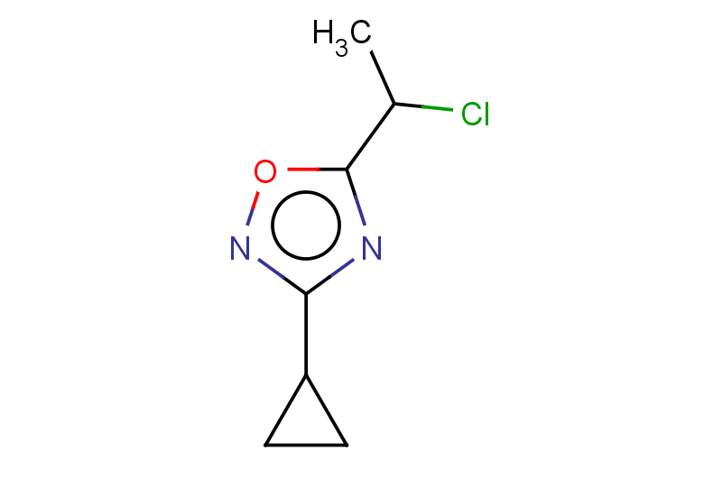 5-(1-chloroethyl)-3-cyclopropyl-1,2,4-oxadiazole