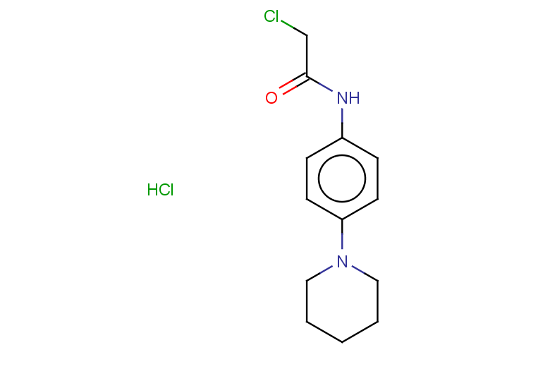 2-chloro-N-[4-(piperidin-1-yl)phenyl]acetamide hydrochloride