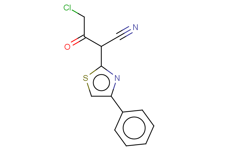 4-chloro-3-oxo-2-(4-phenyl-1,3-thiazol-2-yl)butanenitrile