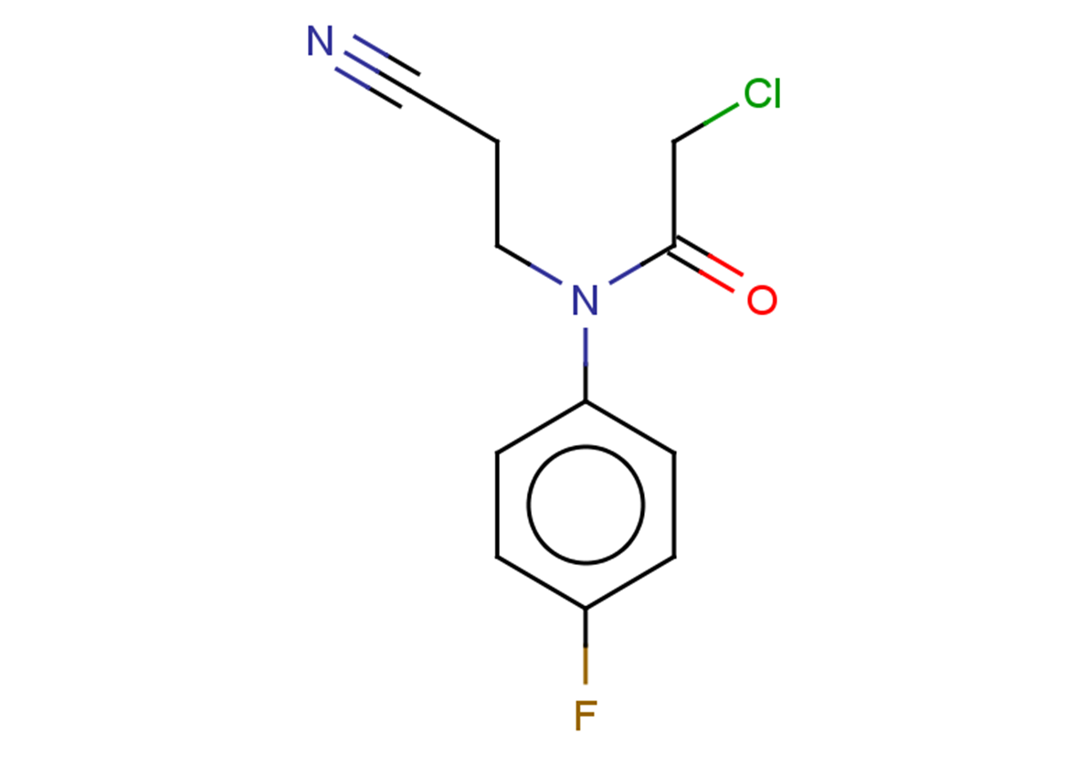 2-chloro-N-(2-cyanoethyl)-N-(4-fluorophenyl)acetamide