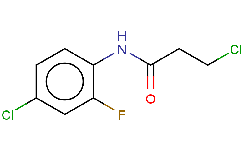 3-chloro-N-(4-chloro-2-fluorophenyl)propanamide