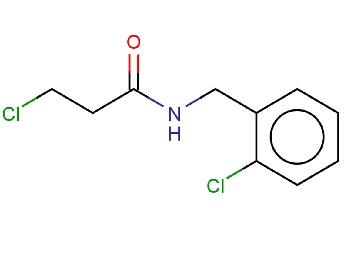 3-chloro-N-[(2-chlorophenyl)methyl]propanamide