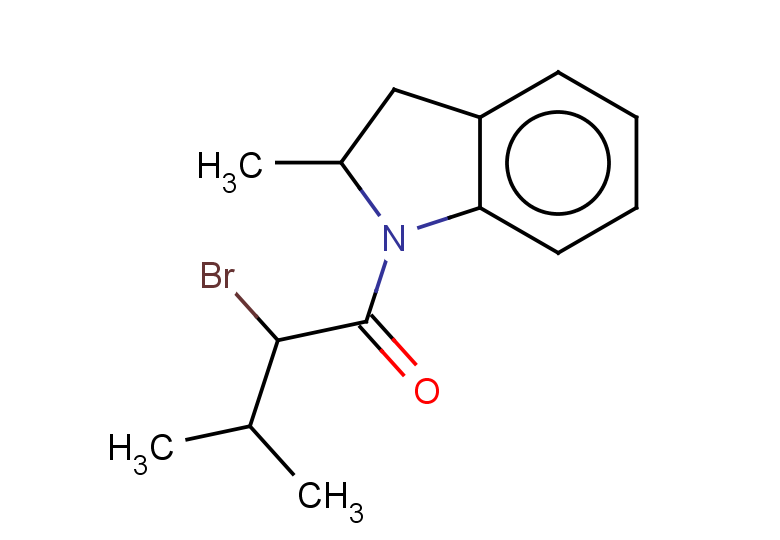 2-bromo-3-methyl-1-(2-methyl-2,3-dihydro-1H-indol-1-yl)butan-1-one