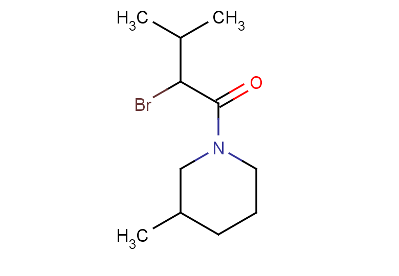 2-bromo-3-methyl-1-(3-methylpiperidin-1-yl)butan-1-one