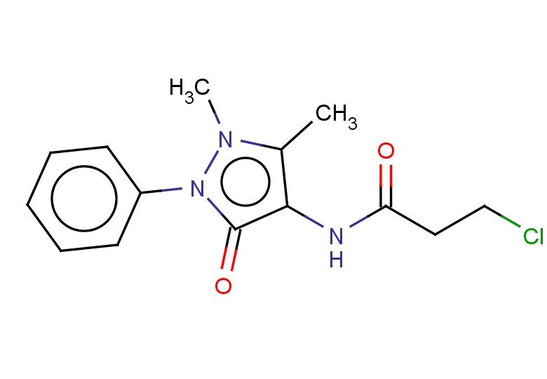 3-chloro-N-(1,5-dimethyl-3-oxo-2-phenyl-2,3-dihydro-1H-pyrazol-4-yl)propanamide