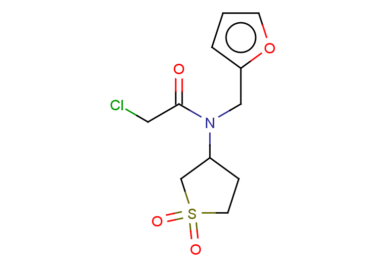 2-chloro-N-(1,1-dioxo-1lambda6-thiolan-3-yl)-N-(furan-2-ylmethyl)acetamide