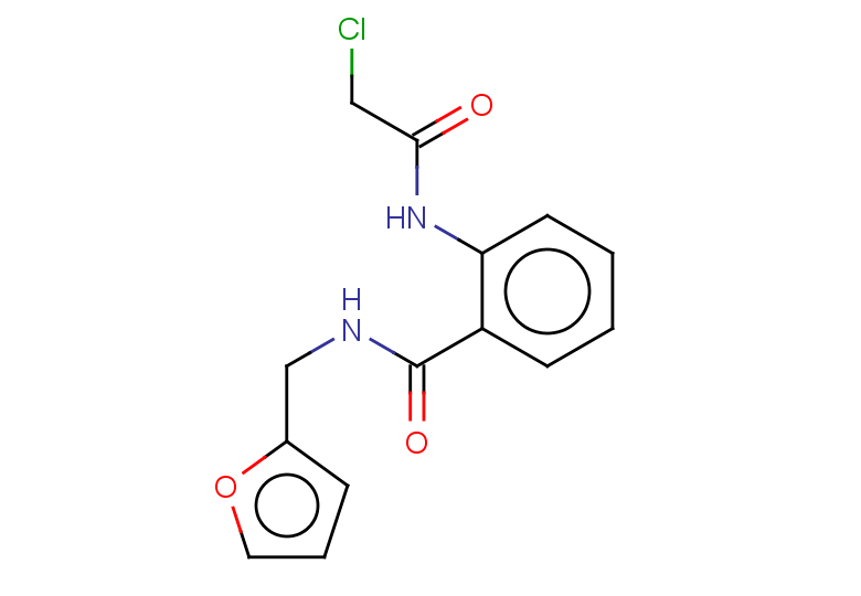2-(2-chloroacetamido)-N-(furan-2-ylmethyl)benzamide