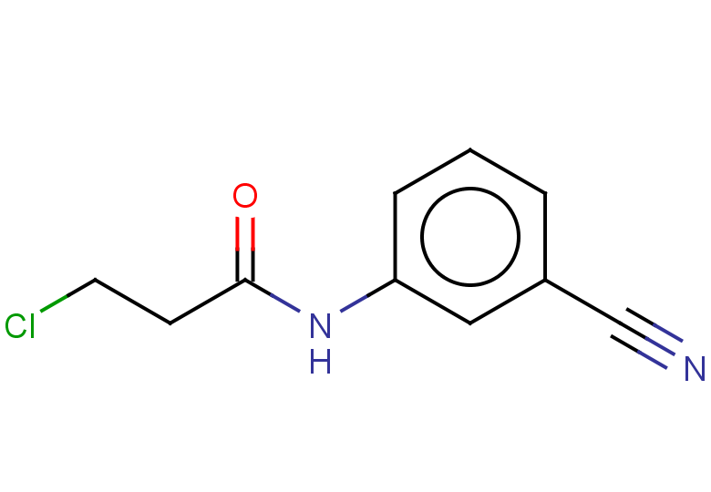 3-chloro-N-(3-cyanophenyl)propanamide