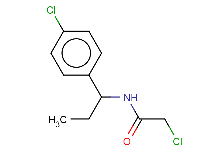 2-chloro-N-[1-(4-chlorophenyl)propyl]acetamide
