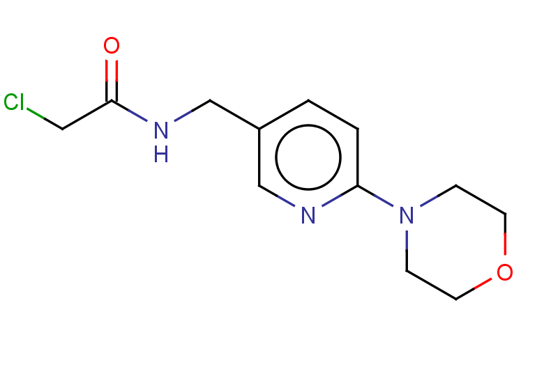 2-chloro-N-{[6-(morpholin-4-yl)pyridin-3-yl]methyl}acetamide