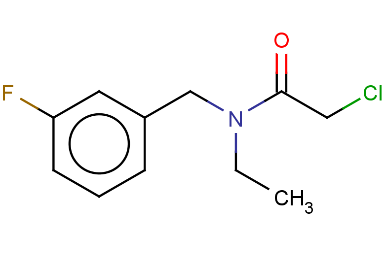2-chloro-N-ethyl-N-[(3-fluorophenyl)methyl]acetamide