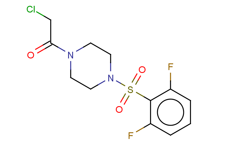 2-chloro-1-[4-(2,6-difluorobenzenesulfonyl)piperazin-1-yl]ethan-1-one