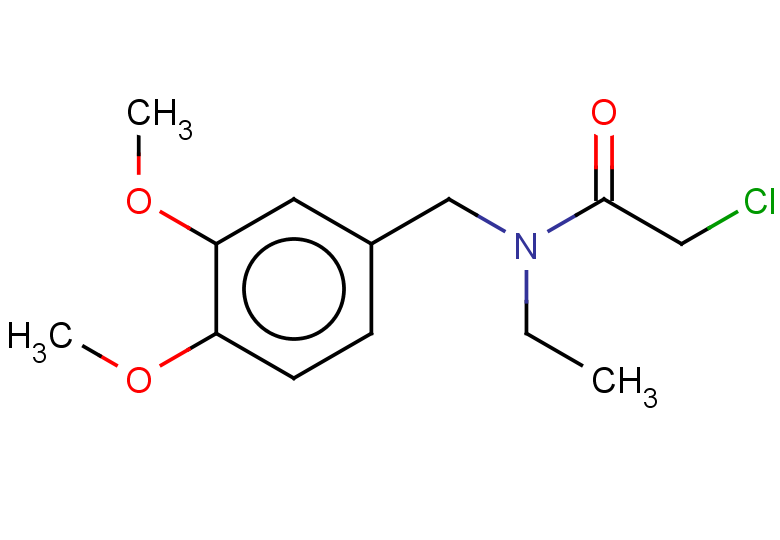 2-chloro-N-[(3,4-dimethoxyphenyl)methyl]-N-ethylacetamide