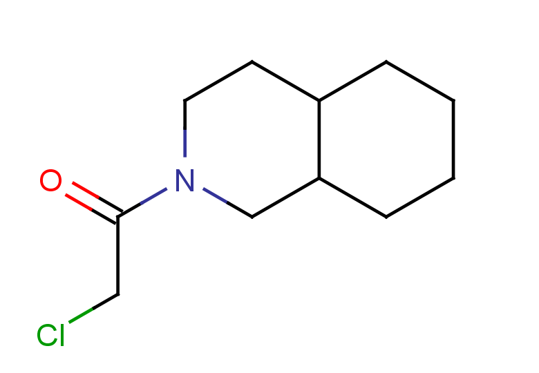 2-chloro-1-(decahydroisoquinolin-2-yl)ethan-1-one