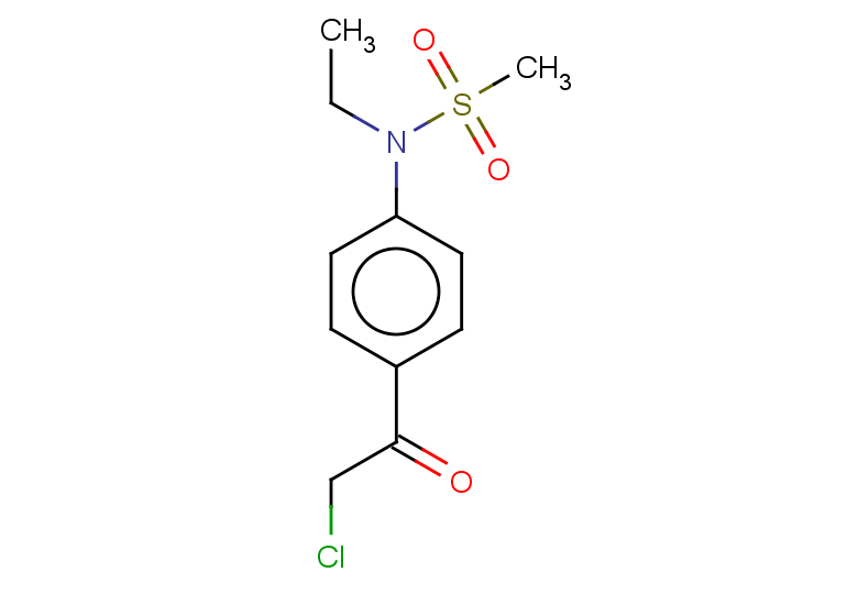 N-[4-(2-chloroacetyl)phenyl]-N-ethylmethanesulfonamide