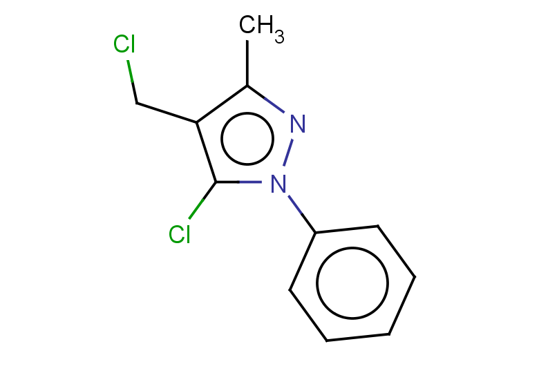5-chloro-4-(chloromethyl)-3-methyl-1-phenyl-1H-pyrazole