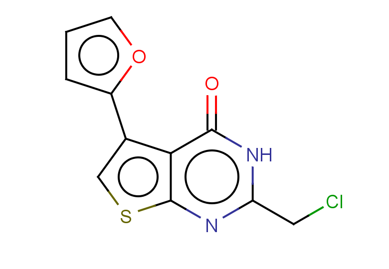 2-(chloromethyl)-5-(furan-2-yl)-3H,4H-thieno[2,3-d]pyrimidin-4-one