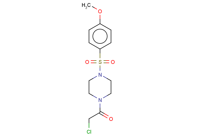2-chloro-1-[4-(4-methoxybenzenesulfonyl)piperazin-1-yl]ethan-1-one