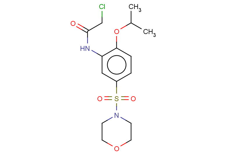 2-chloro-N-[5-(morpholine-4-sulfonyl)-2-(propan-2-yloxy)phenyl]acetamide