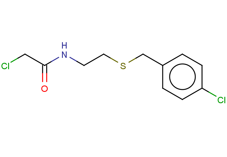 2-chloro-N-(2-{[(4-chlorophenyl)methyl]sulfanyl}ethyl)acetamide