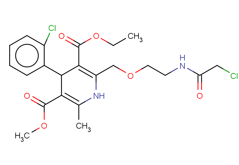 3-ethyl 5-methyl 2-{[2-(2-chloroacetamido)ethoxy]methyl}-4-(2-chlorophenyl)-6-methyl-1,4-dihydropyridine-3,5-dicarboxylate