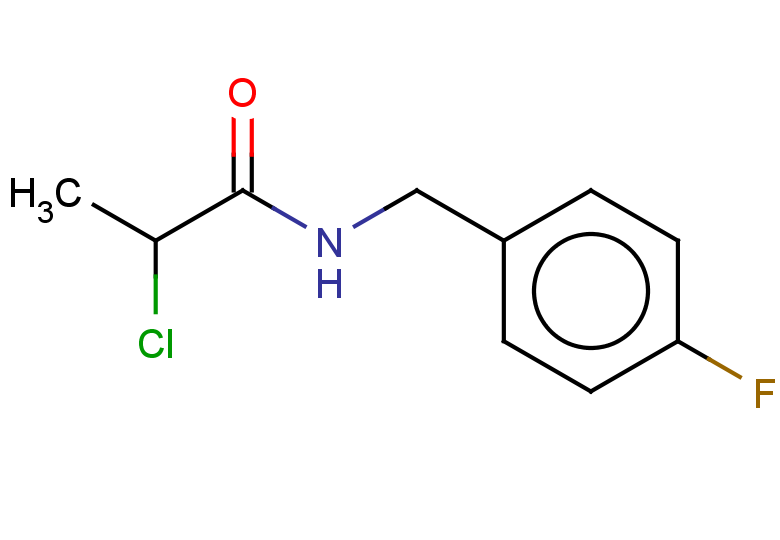 2-chloro-N-[(4-fluorophenyl)methyl]propanamide