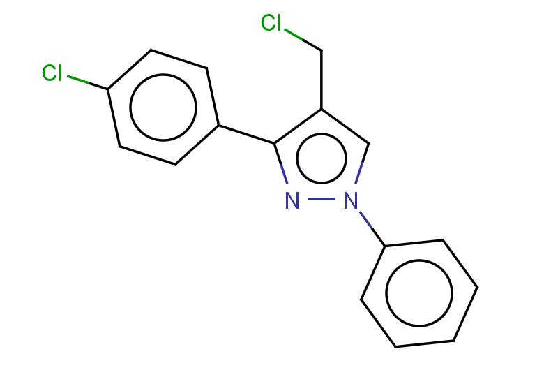 4-(chloromethyl)-3-(4-chlorophenyl)-1-phenyl-1H-pyrazole