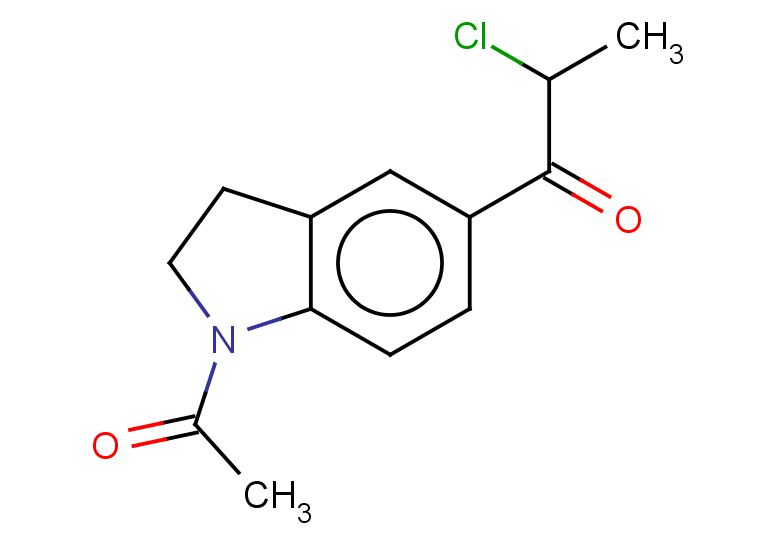 1-(1-acetyl-2,3-dihydro-1H-indol-5-yl)-2-chloropropan-1-one