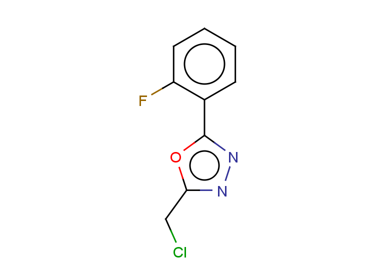 2-(chloromethyl)-5-(2-fluorophenyl)-1,3,4-oxadiazole