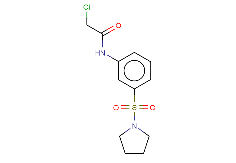 2-chloro-N-[3-(pyrrolidine-1-sulfonyl)phenyl]acetamide